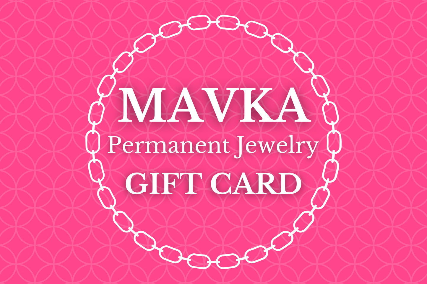 Mavka Key West Permanent Jewelry Gift Card